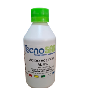 Ácido acético al 5%