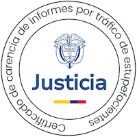 Certificado de carencia de informes por tráfico de estupefacientes – Ministerio de Justicia